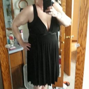 Taboo black sleeveless dress